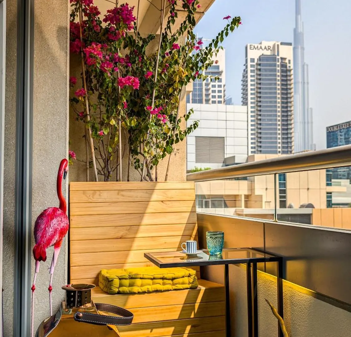 Feral Homes Studio With Burj Khalifa View Dubai Apartment