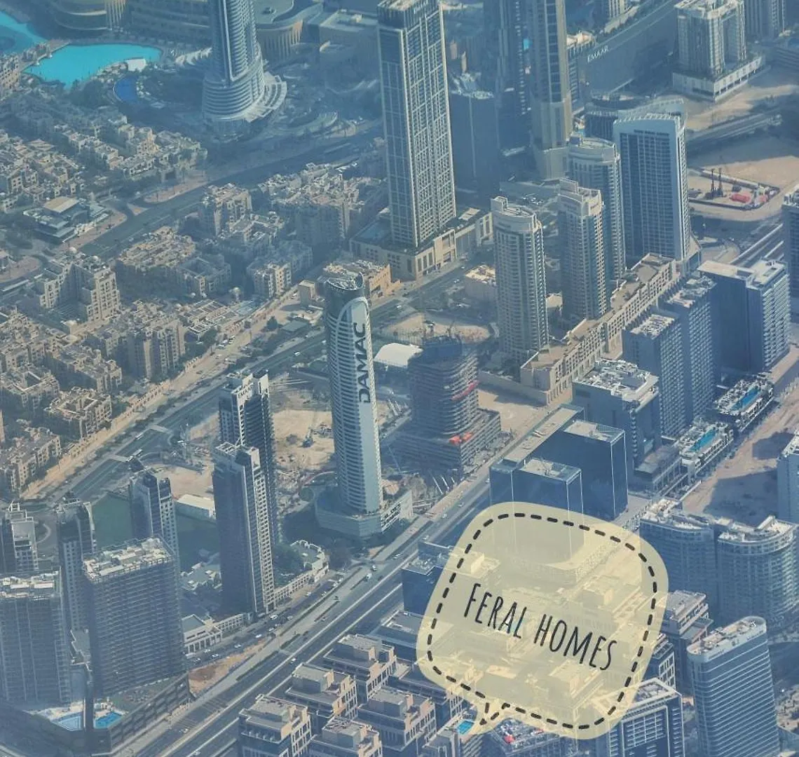 Apartment Feral Homes Studio With Burj Khalifa View Dubai