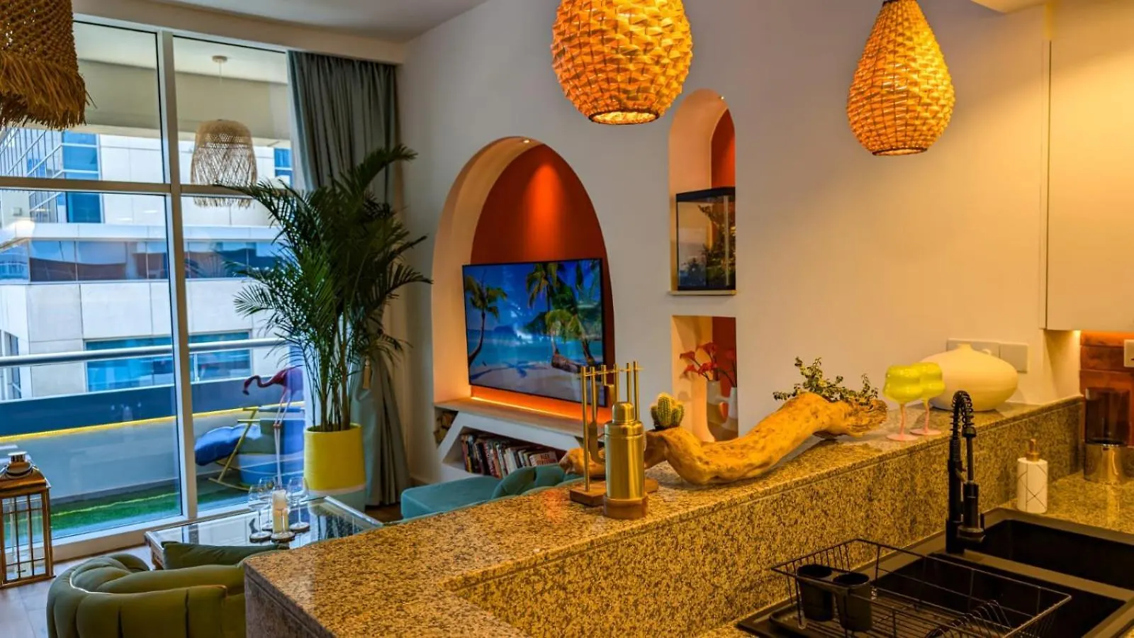 Feral Homes Studio With Burj Khalifa View Dubaj Apartament