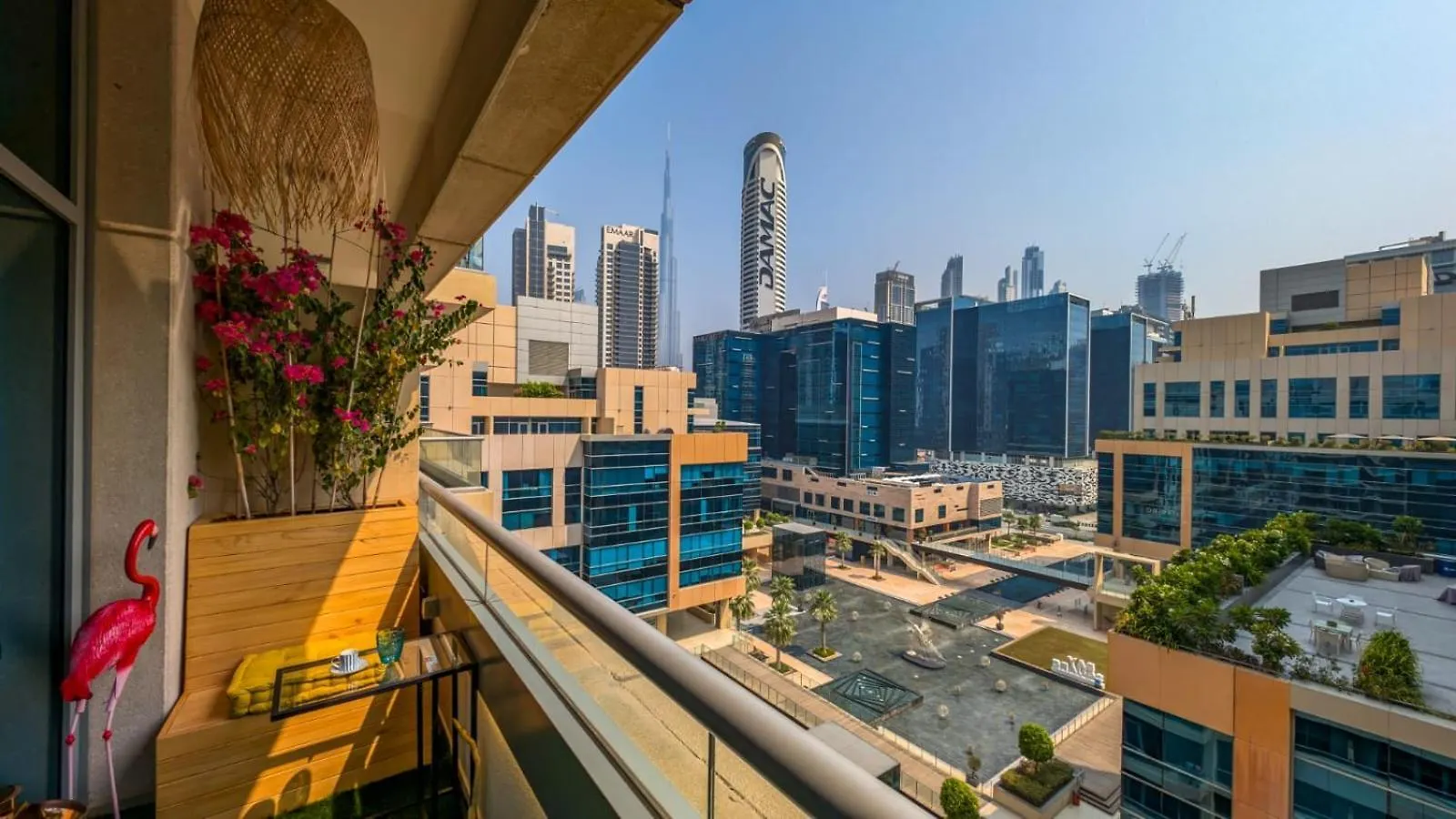 Apartament Feral Homes Studio With Burj Khalifa View Dubaj Zjednoczone Emiraty Arabskie